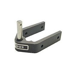 SEA SURE Ruderbeschlag mit Stift Alu Pin 8x32mm, iB:38mm