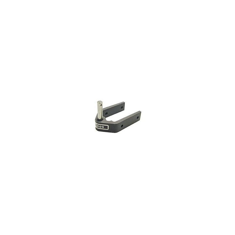 SEA SURE Ruderbeschlag mit Stift Alu Pin 8x32mm, iB:38mm