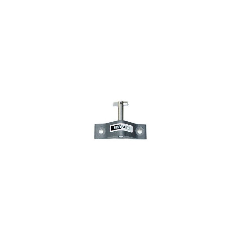 SEA SURE Spiegelbeschlag mit Klappnasenbolzen Alu/A4 Pin 8x37mm