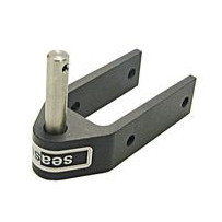 SEA SURE Ruderbeschlag mit Stift Alu Pin 8x32mm, iB:32mm