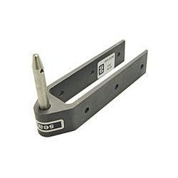 SEA SURE Ruderbeschlag mit Stift Alu Pin 8x46mm, iB:32mm
