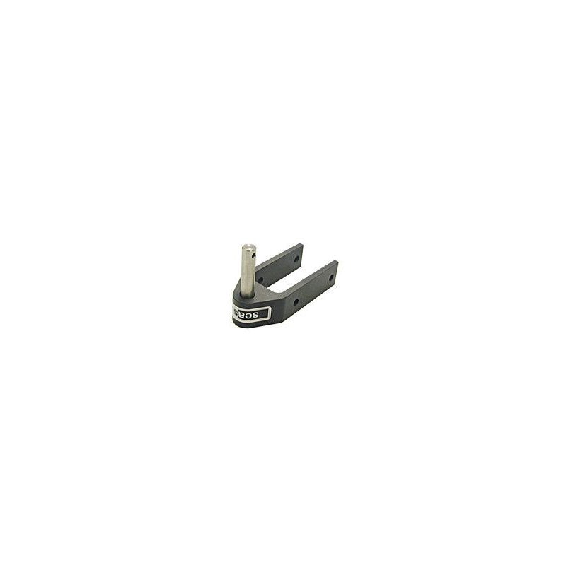 SEA SURE Ruderbeschlag mit Stift Alu Pin 10x46mm, iB:25mm