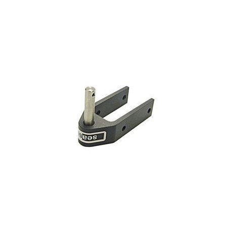 SEA SURE Ruderbeschlag mit Stift Alu Pin 10x46mm, iB:25mm