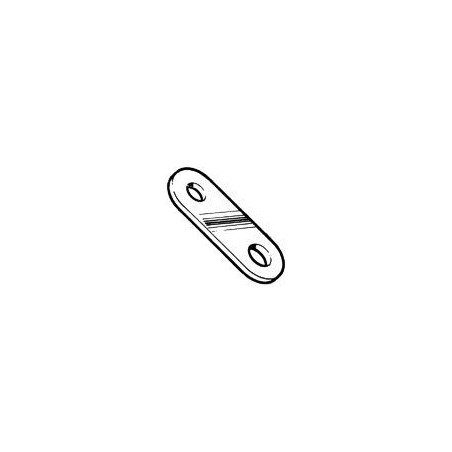 SEA SURE Verbindungslasche Edelstahl 51x19mm, gerade