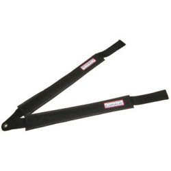 Ausreitgurte gepolstert PES 48mm schwarz (Opti)