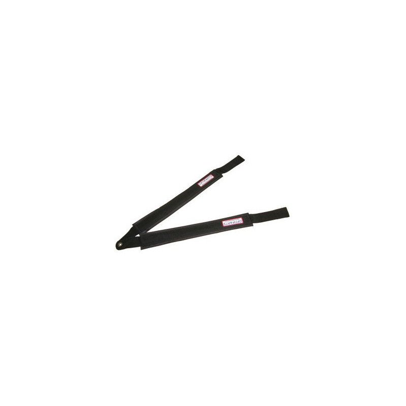 Ausreitgurte gepolstert PES 48mm schwarz (Opti)