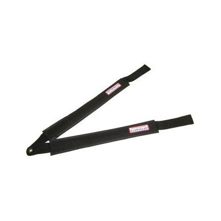 Ausreitgurte gepolstert PES 48mm schwarz (Opti)