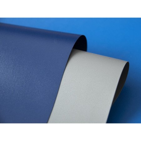 SATTLER Gewebe Covermaster Duo PES beids.PVC 205cm 420g/qm azurblau
