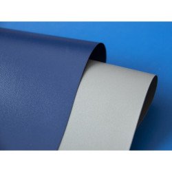 SATTLER Gewebe Covermaster Duo PES beids.PVC 205cm 420g/qm taupegrau