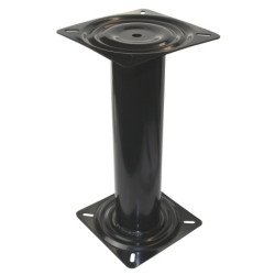 Stuhlbein unverstellbar Stahl schwarz lackiert 177mm
