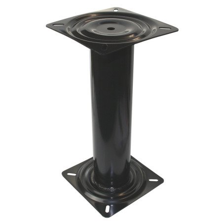 Stuhlbein unverstellbar Stahl schwarz lackiert 177mm