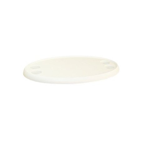 Tischplatte, oval 760x450mm mit Tischbein 500-700mm