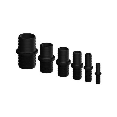 TRUDESIGN Schlauchverbinder gerade Nylon/GFK 13mm schwarz