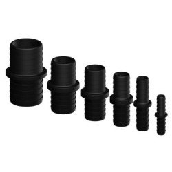 TRUDESIGN Schlauchverbinder gerade Nylon/GFK 25mm schwarz