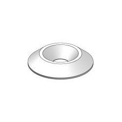 TRUDESIGN Rosette Nylon/GFK für Senkschr. M5 weiß 20St.