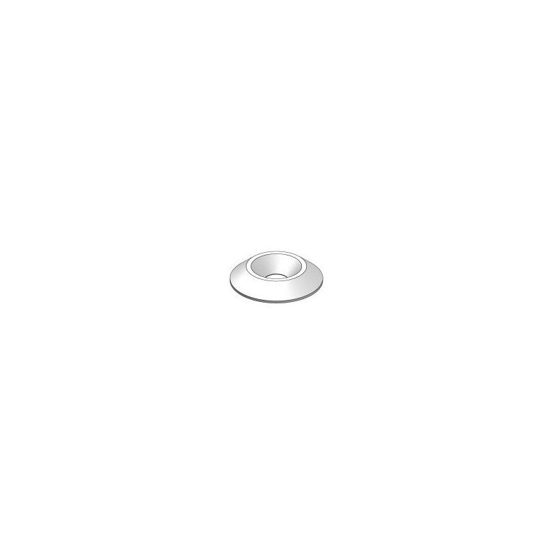 TRUDESIGN Rosette Nylon/GFK für Senkschr. M5 weiß 20St.