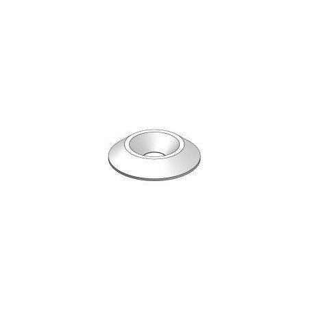 TRUDESIGN Rosette Nylon/GFK für Senkschr. M5 weiß 20St.