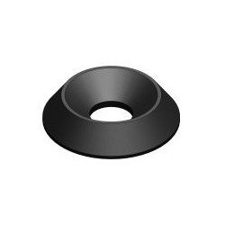 TRUDESIGN Rosette Nylon/GFK für Senkschr. M5 schwarz 20St.