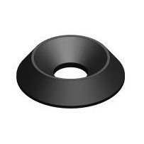 TRUDESIGN Rosette Nylon/GFK für Senkschr. M5 schwarz 20St.