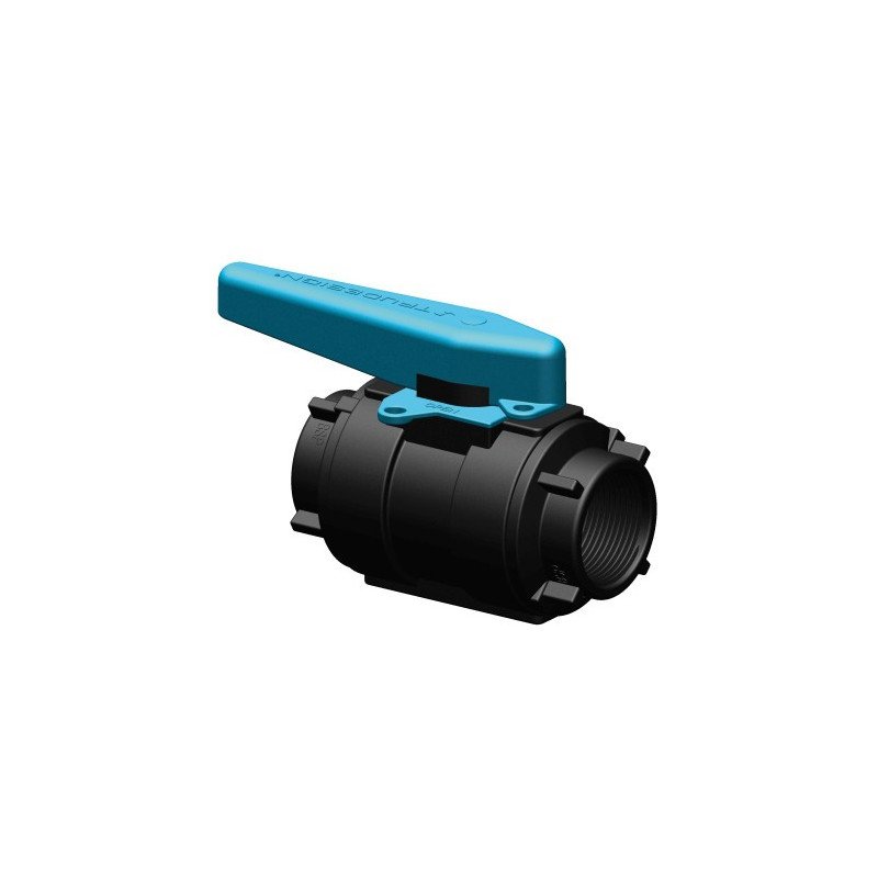 TRUDESIGN Kugelventil mit Hebel Nylon/GFK 3/4'