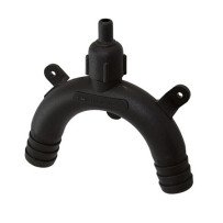 TRUDESIGN Schwanenhalsventil Nylon/GFK für Schlauch 19mm schwarz