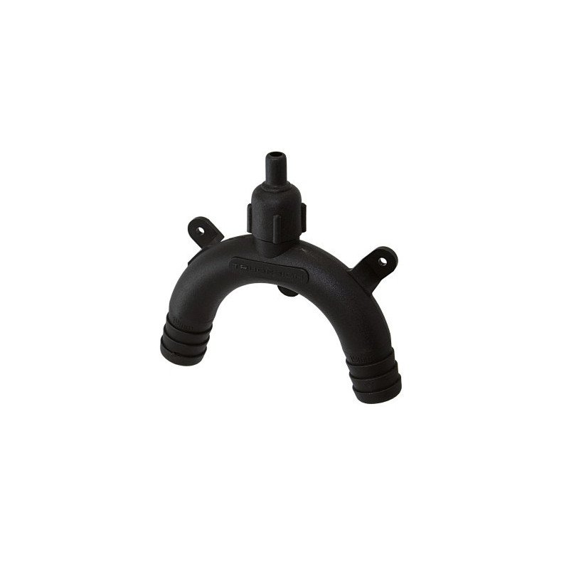 TRUDESIGN Schwanenhalsventil Nylon/GFK für Schlauch 19mm schwarz