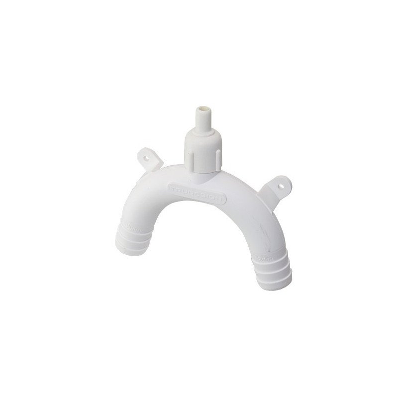 TRUDESIGN Schwanenhalsventil Nylon/GFK für Schlauch 25mm schwarz
