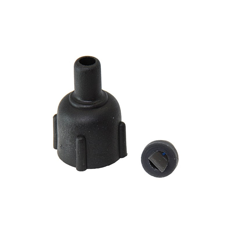 TRUDESIGN Ersatz-Ventil mit Kappe Nylon/GFK für Schwanenhalsventile schwarz