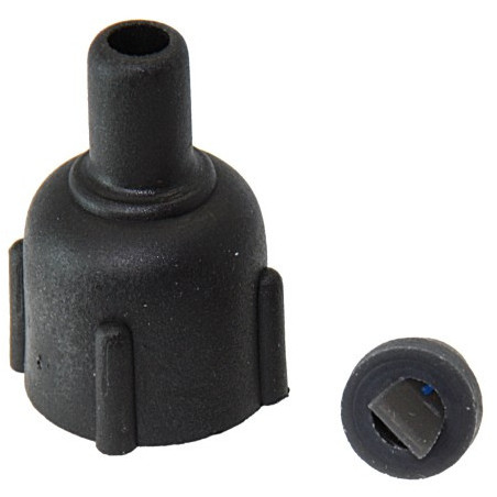 TRUDESIGN Ersatz-Ventil mit Kappe Nylon/GFK für Schwanenhalsventile schwarz