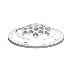 TRUDESIGN Ansaugsieb, rund Nylon/GFK 1-1/4' weiß SB-Pack