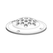 TRUDESIGN Ansaugsieb, rund Nylon/GFK 1-1/4' weiß SB-Pack