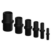 TRUDESIGN Schlauchverbinder gerade Nylon/GFK 19mm schwarz SB-Pack