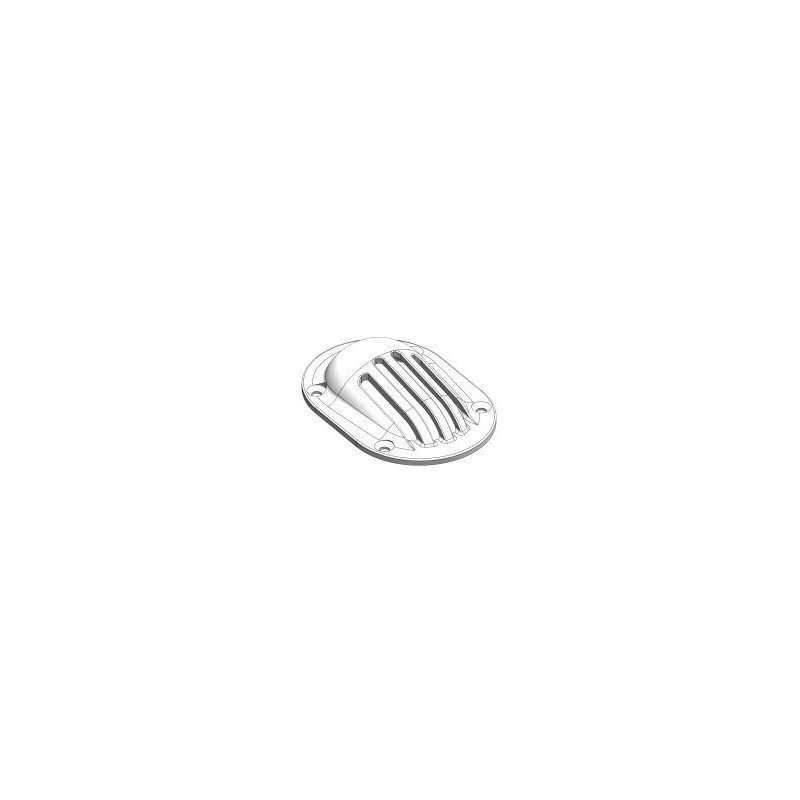 TRUDESIGN Ansaugsieb, oval Nylon/GFK 3/4' weiß SB-Pack