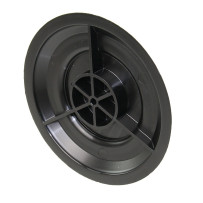 TRUDESIGN Laminierform für Borddurchlässe mit Senkkopf 3/4' weiß