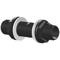 TRUDESIGN Schottdurchführung Nylon/GFK 1' schwarz