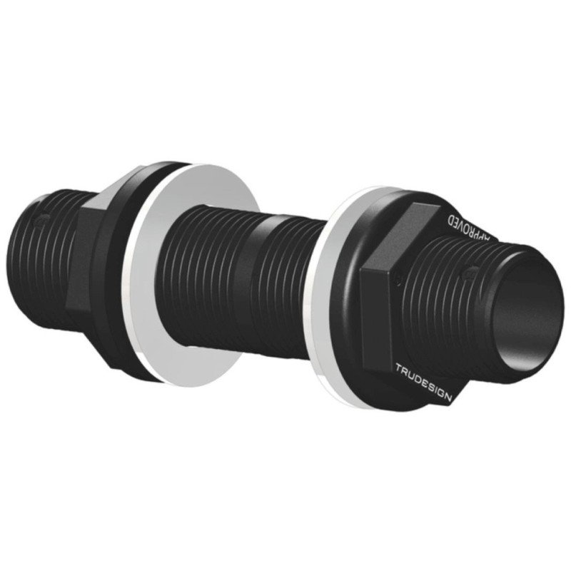 TRUDESIGN Schottdurchführung Nylon/GFK 1-1/2' schwarz