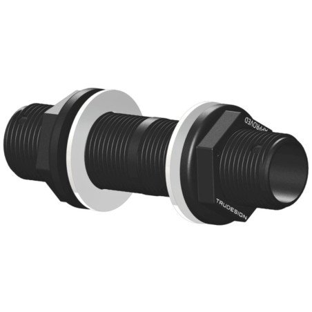 TRUDESIGN Schottdurchführung Nylon/GFK 1-1/2' schwarz