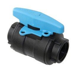 TRUDESIGN Kugelventil mit T-Griff Nylon/GFK 1-1/4' SB-Pack