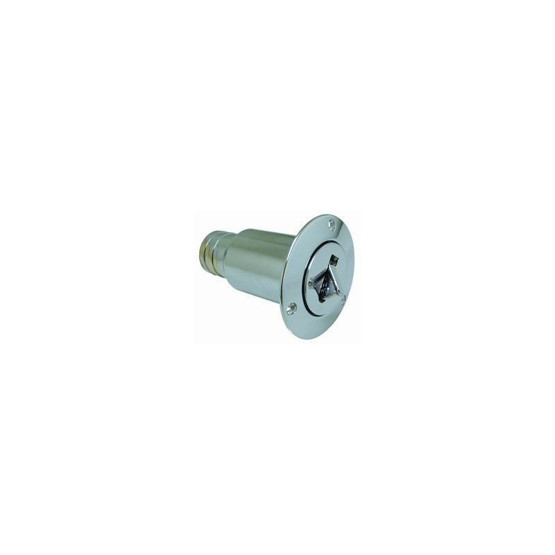 Tankeinfüllstutzen MsCr für Schlauch, 38mm Fuel