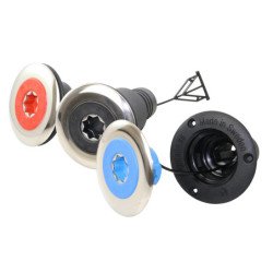RUTGERSON Einfüllstutzen Nylon/GFK//A4 für Schlauch 38mm, Water blau