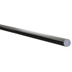TRAFLEX Segellatte Rundstab Carbon 8mm 6m schwarz