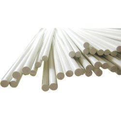 TRAFLEX Segellatte Rundstab GFK 10mm 25m weiß
