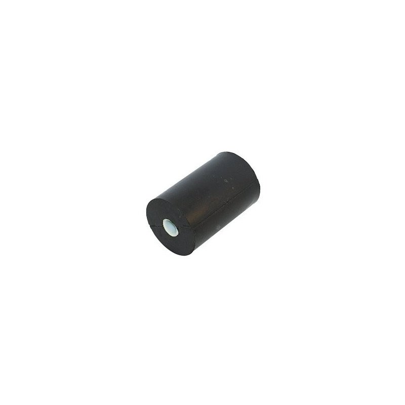 Seitenrolle Gummi mit ABS Buchse 64x155mm, iD:16mm