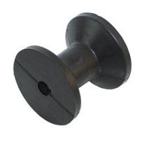 Bugrolle Gummi ohne Buchse 75x75mm, iD:13mm