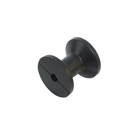 Bugrolle Gummi ohne Buchse 75x75mm, iD:13mm