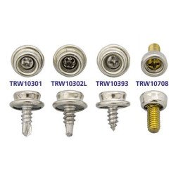 DOT-DURABLE Zapfen MsNi mit Blechschr. A2 4,2x10mm 100St.
