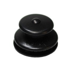 LOXX Oberteil, große Kappe MsCr Klemmbereich 3mm schwarz 10St.