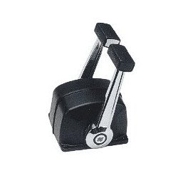 ULTRAFLEX Einhebelschaltung B74 Alu/Cr schwarz für 2 Motoren