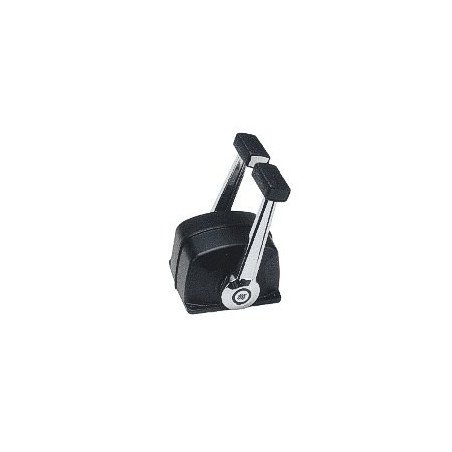 ULTRAFLEX Einhebelschaltung B74 Alu/Cr schwarz für 2 Motoren