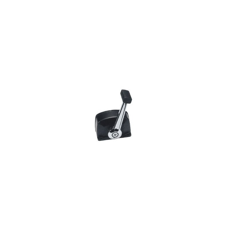 ULTRAFLEX Einhebelschaltung B77 Alu/Cr schwarz für 1 Motor mit Trimmschalt